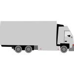 Missile truck vector drawing | Free SVG