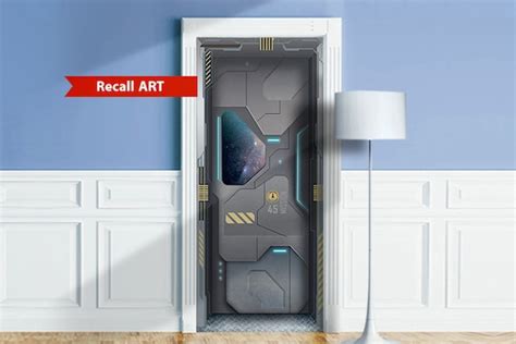 Door Mural Spaceship Air Lock Gateway. Decal for Window - Etsy