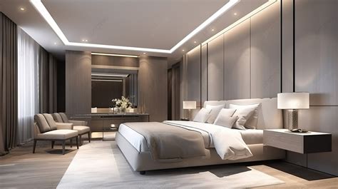 Modern Luxury Bedroom Design With White And Grey Color For 2020 ...