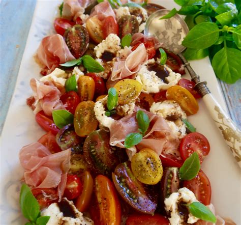 Tomato, Burrata, Basil And Prosciutto Salad - Recipe Winners