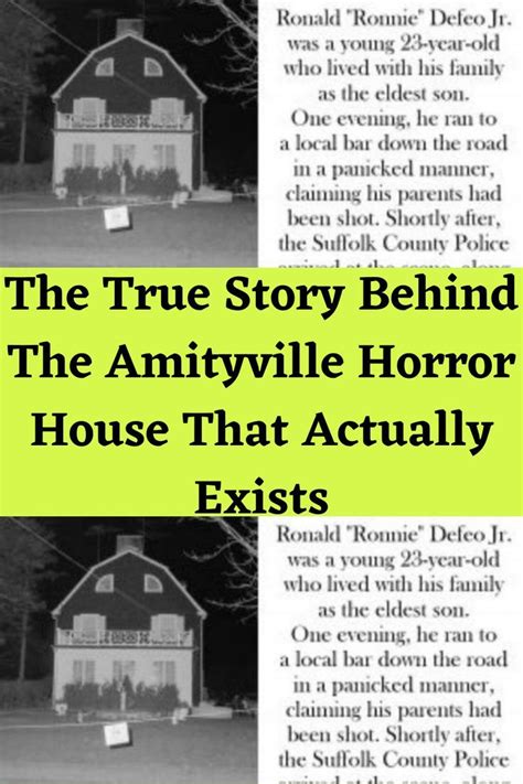 The true story behind the amityville horror house that actually exists ...