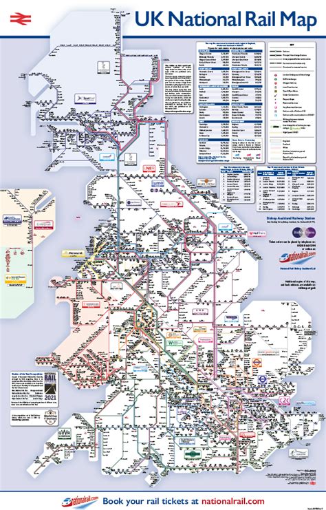 The UK National Rail Map