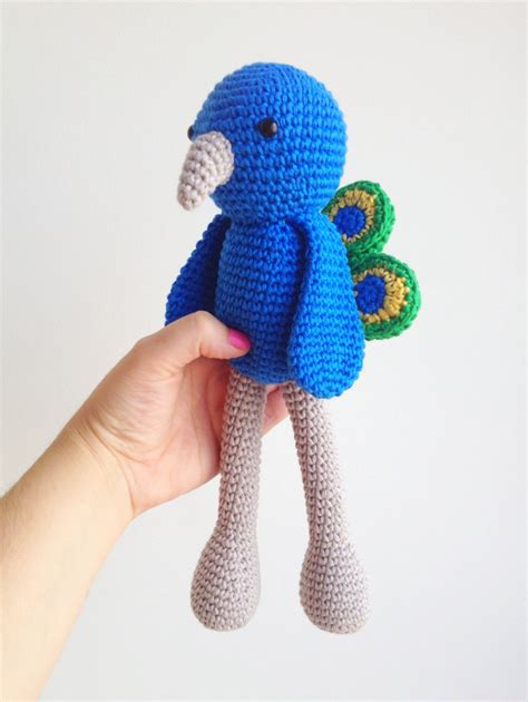 Peacock Plush Peacock Stuffed Animal Peacock Plushie - Etsy