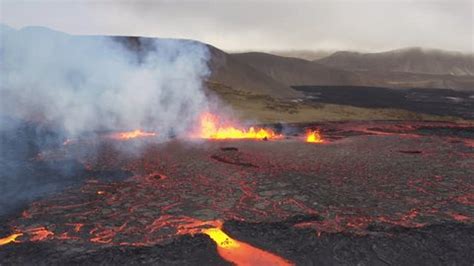 Volcano Vent Eruption Ejected Lava River Stock Footage Video (100% ...