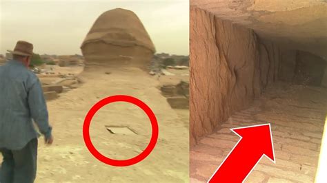 Great Sphinx of Giza Egypt: Secret Tunnels Confirmed - Ancient Egyptians & Hall of Records - YouTube