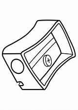 Sacapuntas Sharpener Borrador Sharpened Pinclipart Egitim Sketch  sketch template
