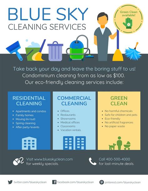 Product Flyer Templates - Venngage | Commercial cleaning services, Cleaning service flyer ...