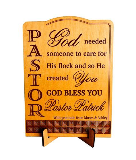 Personalized Pastor Appreciation Father's Day Plaque - Etsy Canada