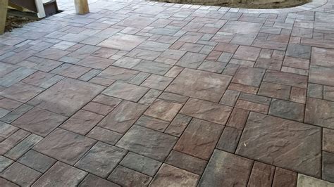 Ledgestone pavers in the redrock blend color. | Ledgestone, House design, Interlocking pavers