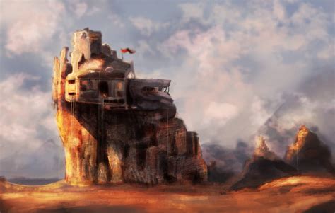 Desert Temple by AeroEffect on DeviantArt