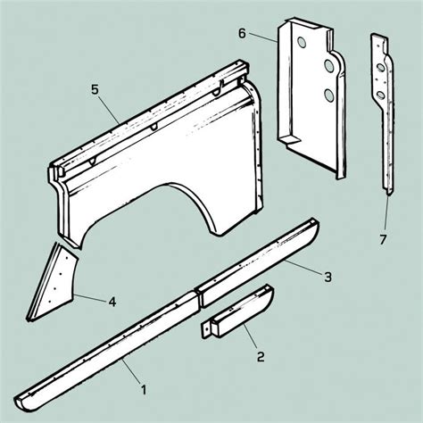 Land Rover Series 2 3 & Defender Fume Curtain MRC3519 2A Other External ...