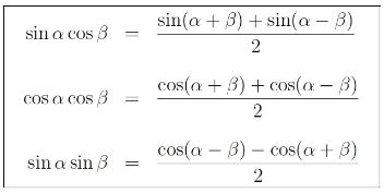 Summary of Trigonometric Identities – Engr Edu