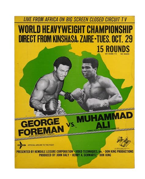 Ali-Foreman Zaire Poster