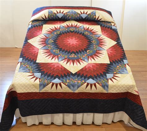 Amazing, authentic Amish-made quilt! Entirely hand-quilted. | Old ...