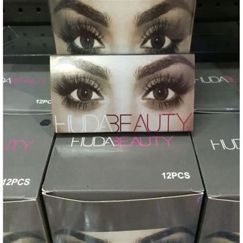 12pair Huda Beauty False Eyelashes Messy Cross Thick Natural Fake Eye Lashes Professional Makeup ...