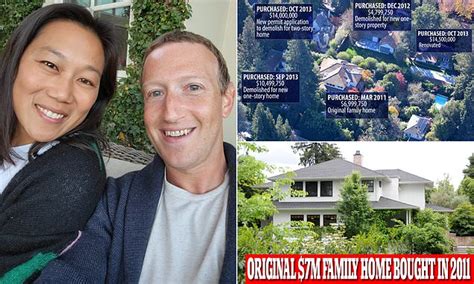 Mark Zuckerberg's $37M 'five-house estate' in Palo Alto is seen in ...