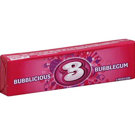 Bubblicious Bubblegum Gum 5 Piece Pack | Chewing Gum | Harvest Market