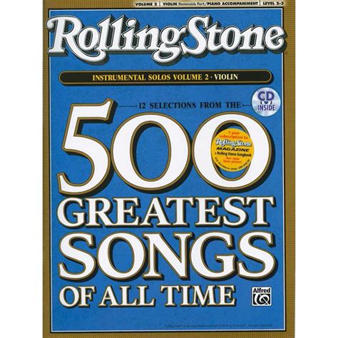 Rolling Stone Magazine's 500 Greatest Songs of All Time: Selections from Rolling Stone Magazine ...