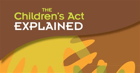 The Children's Act Explained - Dr Wendy J. Duncan