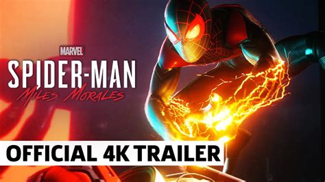 Marvel's Spider Man: Miles Morales - Official 4K World Premiere Announcement Trailer - YouTube