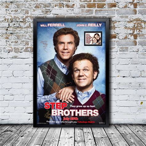 Step Brothers Signed Movie Poster Framed and Ready to Hang - Etsy