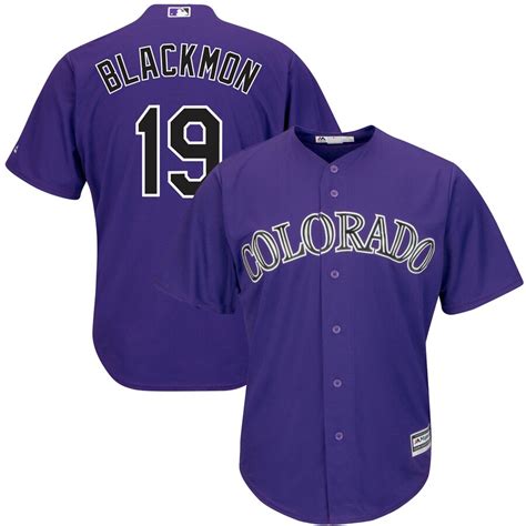 Majestic Charlie Blackmon Colorado Rockies Purple Alternate Official ...