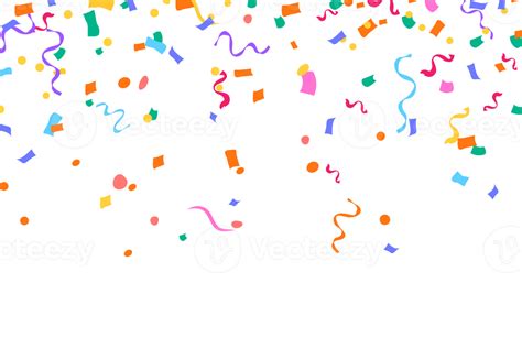 Colorful bright confetti 13743815 PNG