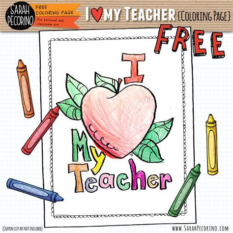 Love Your Teacher: Printable Freebies to Show Your Teacher You Care ...