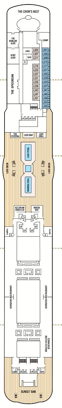 Britannia Deck Plans- P&O Cruises Britannia Cruises | TravelAge West