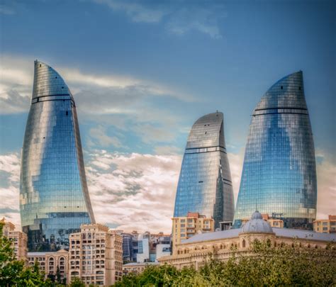 Baku Flame Towers, Baku, Azerbaijan