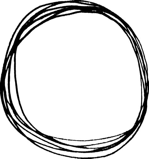 10 Scribble Circle (PNG Transparent) | OnlyGFX.com