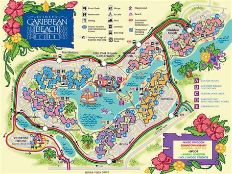 Disney World Caribbean Resort Map - Share Map