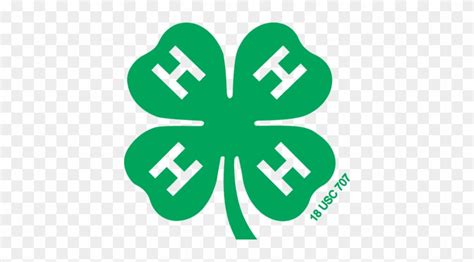 4-h Emblem - 4 H Grows Here Logo - Free Transparent PNG Clipart Images Download