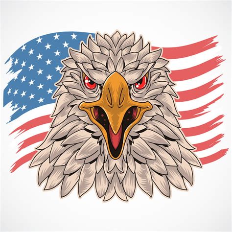 Usa Eagles Clipart Hd PNG, Eagle Usa Flag, Eagle Head Clipart, America ...