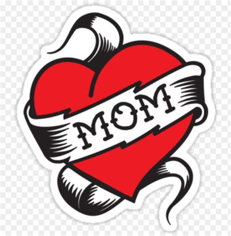 I Love Mom Heart Tattoo Png - Mom Tattoo PNG Transparent With Clear Background ID 165536 png ...