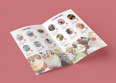 Bakery & Cupcake Shop - Menu Template :: Behance