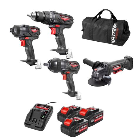 18V 4 Piece Combo Kit - Katana Powertools