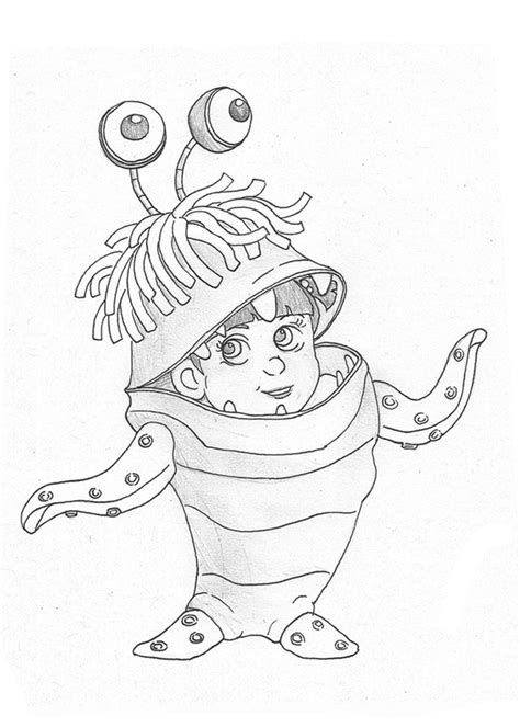 Boo -Monsters Inc -- Sketch day 2 by Toxicheartproduction on DeviantArt