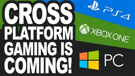 Cross-platform gaming is coming...probably! PS4 vs Xbox One vs PC! - YouTube