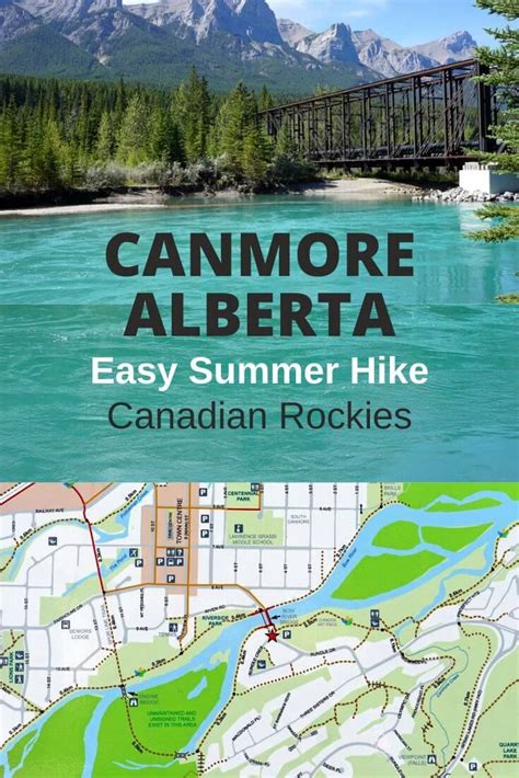 Bow River Trail Hike in Canmore (Easy Hike Stunning Views)