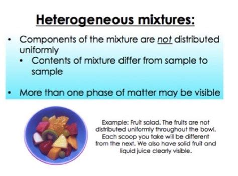 Homogeneous vs. Heterogeneous Mixtures — A Comparison - Expii