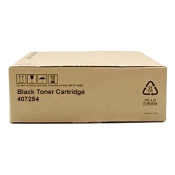 Original Ricoh 407254 Black High Capacity Toner Cartridge (407254 ...