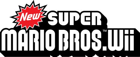 New Super Mario Bros. Wii logo by RingoStarr39 on DeviantArt