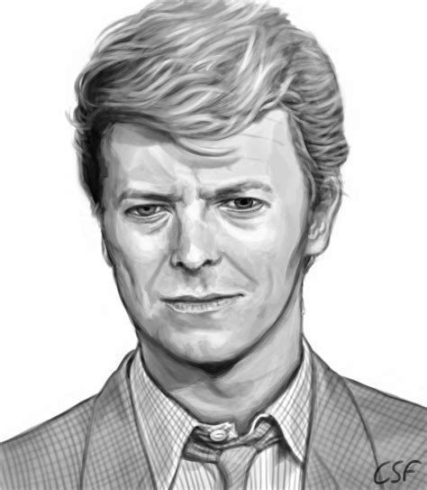 David Bowie by CartoonSilverFox on DeviantArt