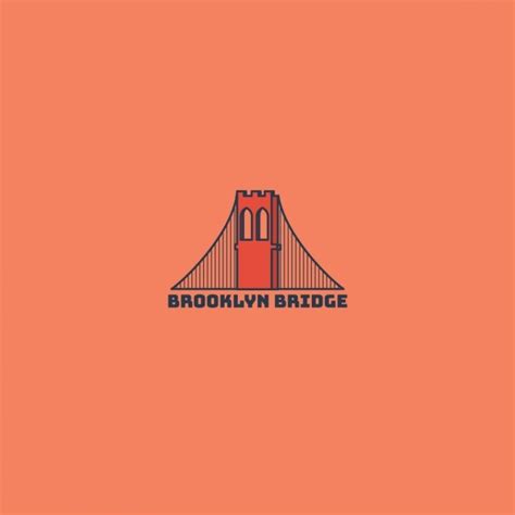 Brooklyn bridge logo Vector | Free Download