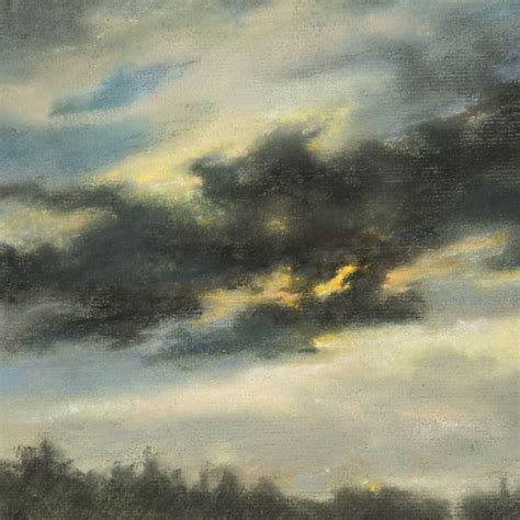 Stormy Sky Painting | Louis Debras Oil Paintings