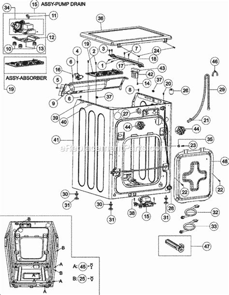 Maytag MAH8700AWW Parts List and Diagram : eReplacementParts.com