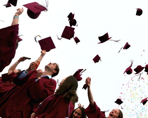 Belmont High Graduates 315 In The Misty Chill Of Harris Field