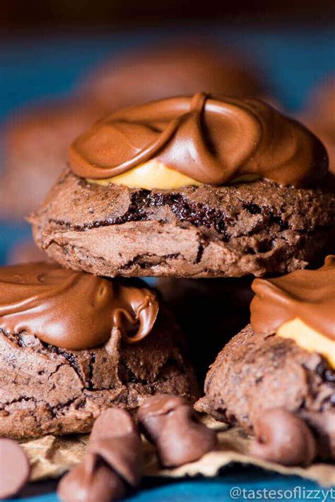 Buckeye Brownie Cookies Recipe For Chocolate and Peanut Butter Lovers