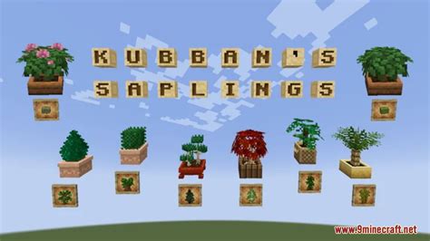 Kubban's Saplings Resource Pack (1.19.2, 1.18.2) - Texture Pack - Mc-Mod.Net